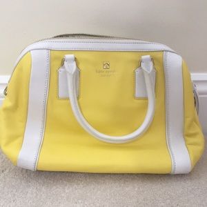 Yellow coach purse